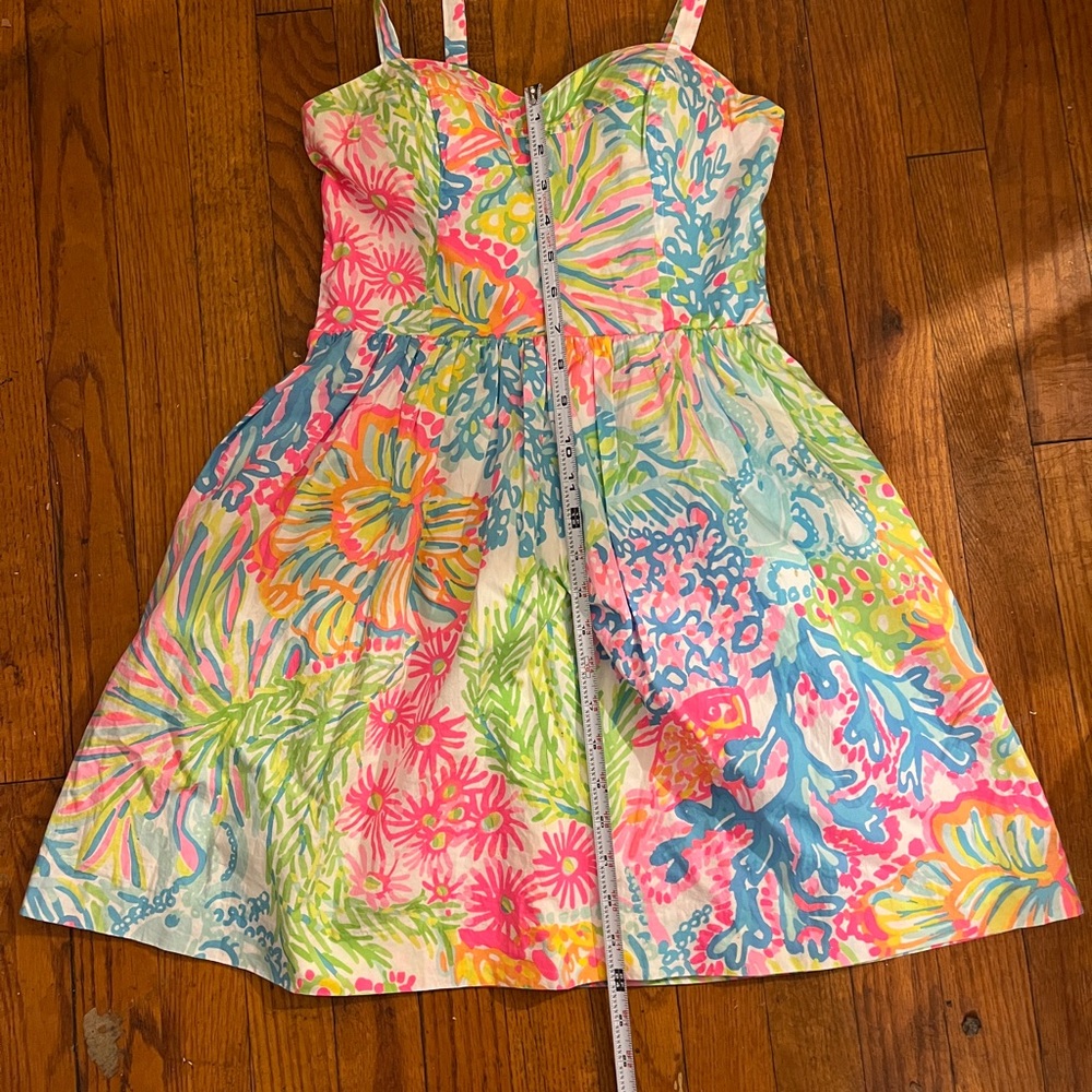 Lilly Pulitzer Pink and Green Dress - Picture 10 of 17